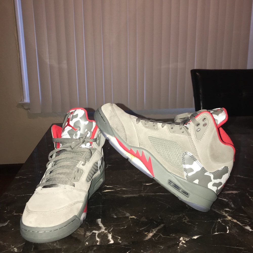 Jordan 5s Camo Size 9